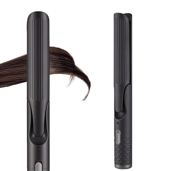 Hair Straightener and Curler 2 in 1 with Curls Bangs/1.25