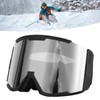 Adult Ski Goggles Double Layer Anti Fog Large Field Cylindrical