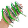 Diamond Jigs Fishing Saltwater Lures with Split Tube Tail and