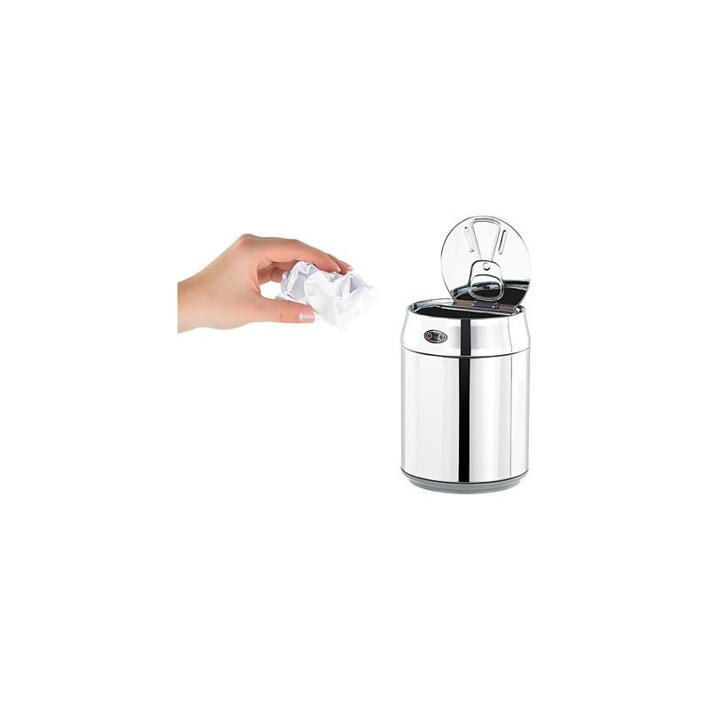 infactory Table Waste Bin: Table Bin in Drinks Can Design