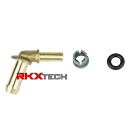 RKX Metal Water Pump to Thermostat Outlet Tube JLR C2Z28258 LR049990 L494 L405