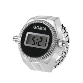 Ring Watch, Digital Display, Ring Clock, Finger Watch, One Size Fits Most, Simple, Stylish, Men's, Women's, Fashion Accessories
