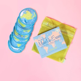 Make Up Eraser Toallitas desmaquillantes Around The World 7-Day Set Erase All Makeup With Just Water, Including Waterproof Mascara, Eyeliner, Foundation, Lipstick, and More