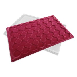 Schulz" TRAY FOR 40 COINS (HALF CROWN) 32mm-CLEAR COVER PO40