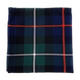 Tartan Pocket Square Handkerchief 26cm x 26cm (Mackenzie Modern)