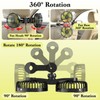 Dicross Backseat Fan for Car Backseat, Car Headrest Fan for