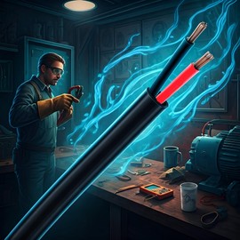 FiveStarCable 18/2 Gauge Low Voltage Cable Wire - 1000 ft, 18 AWG, 2 Conductors, PVC Jacket - for Security Systems, Alarm, Audio, Control, Intercom, and Speaker Applications