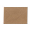 Glüxx Agent 25 x Kraft paper envelopes DIN C5 brown