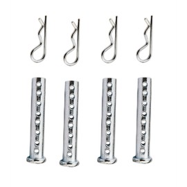 4-20Pack Multi-Hole Porous Eye Pins Clevis Pins Adjustable Clevis Pins kit, Fastener for Farming Machine Air Cool Diesel Engine Accessories (M10, 4)