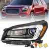 JSBOYAT Halogen Headlight Assembly for 2013-2016 GMC Acadia Projector LED