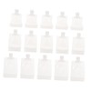 SAFIGLE 15Pcs Refillable Empty Lotion Pouches for Travel Lightweight Suction