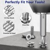 Bkkvim 14Pcs Torx Star 6-Point Screwdriver Bit Set, Magnetic Security