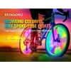 REOWONU Bicycle Spoke Lights for Bike Wheels Lights for Bike