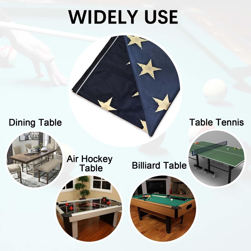 Pool Table Cover, Waterproof & Dustproof Outdoor/Indoor Polyester Taffeta Cloth