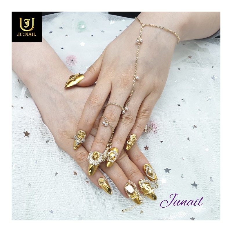 ❗Limited❗ Dubai's Dream Handmade Nail Tips - Long Almond /