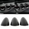 Dashboard Gauge Cover Decoration Carbon Fiber Replacement for NISSAN 370Z