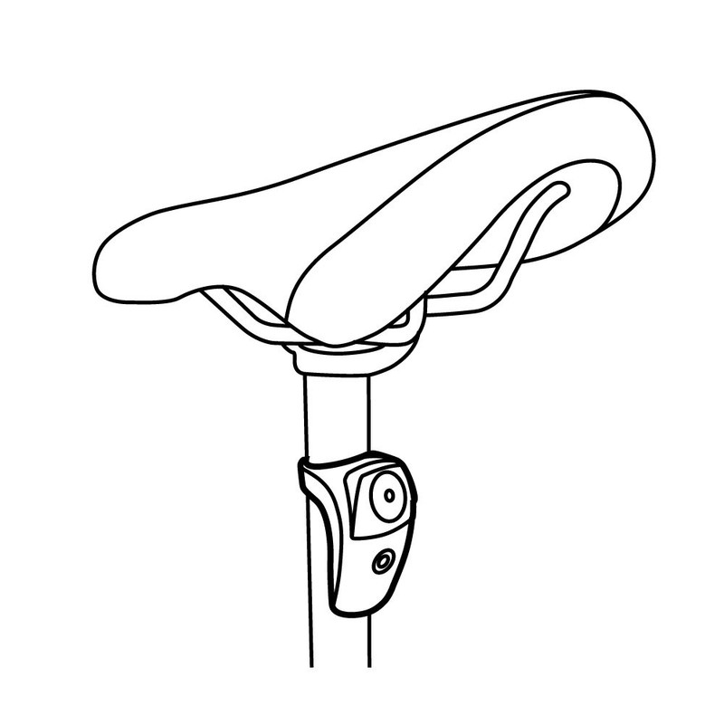 Knog Boomer Hi Power 1 LED Rear Light - Pink