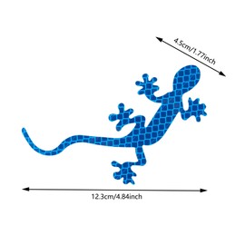 TOMALL 5Pcs Gecko Reflective Strips Stickers for Car High-Intensity Night Visibility Reflective Decal Safety Warning Diamond Grade Self Adhesive Universal for Car Truck SUV Window Bumper Fender