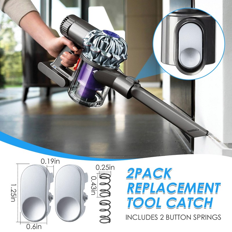 ElectricWise 2Pack Replacement Tool Catch – Compatible With Dyson V6