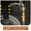 GASPRO 12 Feet 3/8" ID Natural Gas Hose, Low Pressure