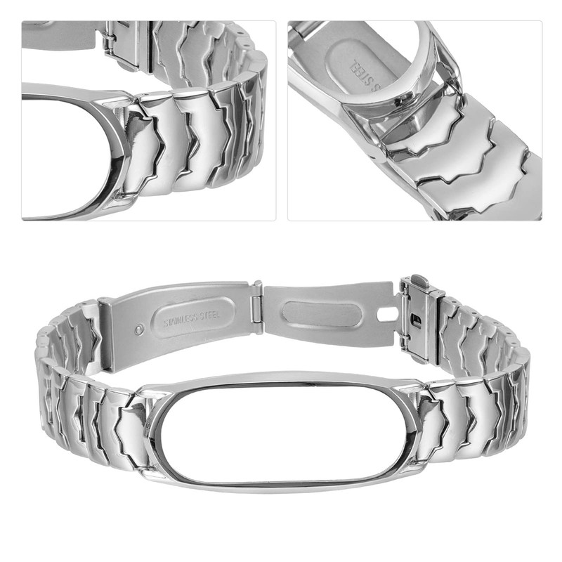 Gatuida Smart Metal Wristband Replacement Strap for -shape Band and