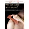 No Brand Carbonized Wooden Gua sha Massage Scraping Scraper Pressure