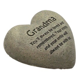 The Gerson Companies Heart Shaped Memorial Stone (Grandma)