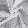 Yolev White Mesh Fabric 160x150cm Net Fabric Lightly Stretchy Mesh Material Polyester Sheer Tulle for Sewing Backpack Pocket DIY Crafts Netting Shopping Bag Clothes