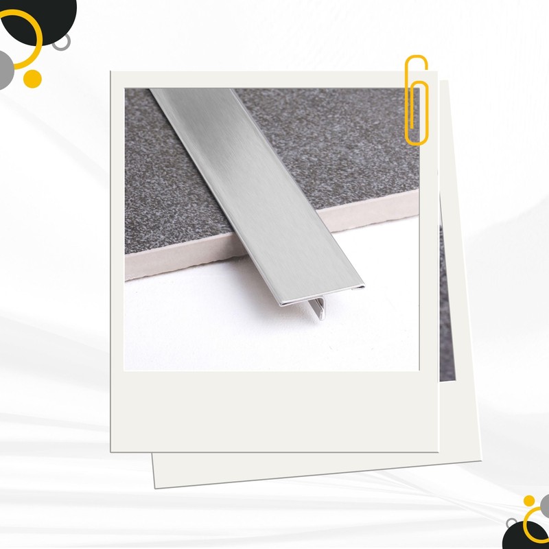 T-Profile Stainless Steel Rail Transition Profile V2A L250 cm 25