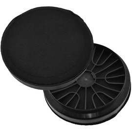 AllSpares Activated Carbon Filter (x2) for Cooker Hoods Suitable for Bosch DHZ5276 / 00796390/796390, Siemens LZ52751 and Neff Z5138X1 (Diameter 189 mm)