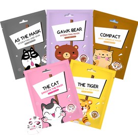 Kids Face Mask,5 Pieces Skincare for Kids Face Mask Gift Sets for Women Girls Face Masks Facemasks Gift Set Suitable For Women of All Skin Types for Moisturizing,Whitening, and Hydrating