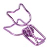 100pcs Cat Binder Clips Cute Cartoon Strong Clamping Force Metal