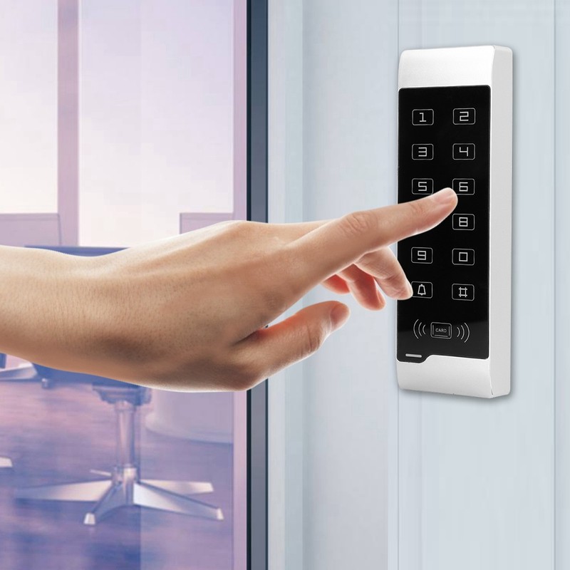116 Touch Screen Password Keypad Access Control Reader Card Waterproof