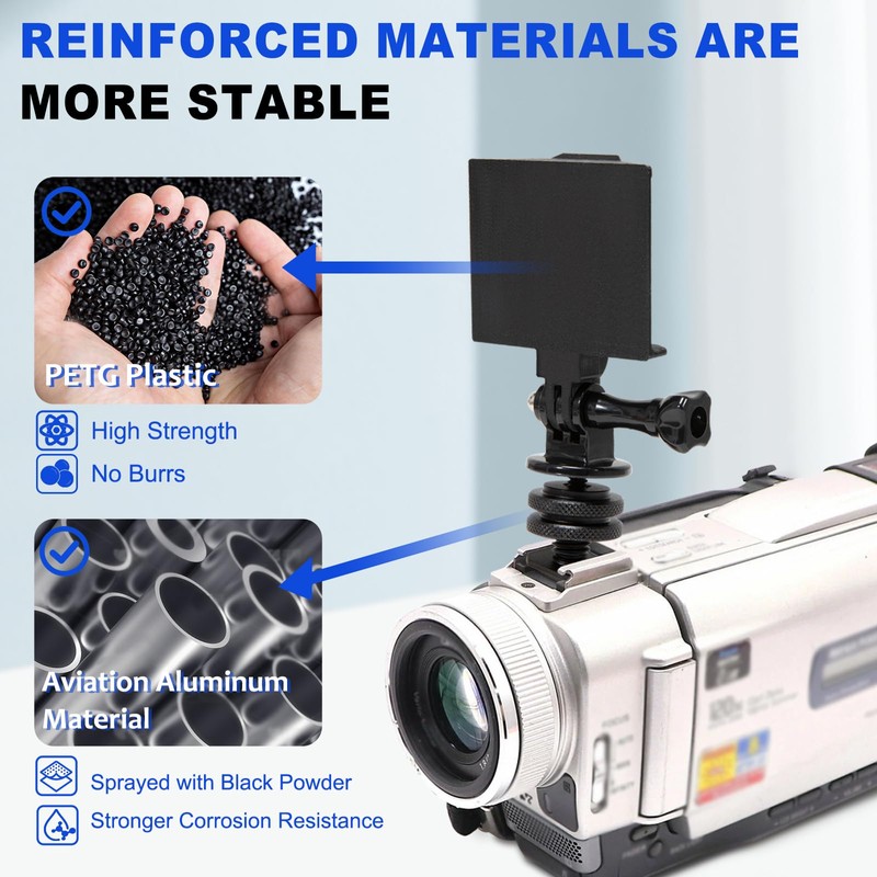 for ImmersionRC Powerplay Camera Hot Shoe Bracket, 360° Adjustable Angle,