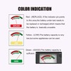 2Pcs Battery Tester Checker, Universal Battery Checker for AA AAA
