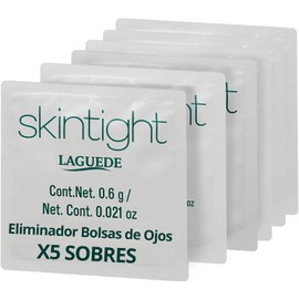 Skintight. Gel Eliminador Bolsas de Ojos Con Efecto Lifting Tensor Quita y Desinflama Bolsas Ojeras Líneas De Expresión y Arrugas - Gel Eye Tightener Para Mujeres y Hombres Apto Todo Tipo de Piel (5 sobres)