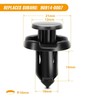 GOOACC 100PCS 7mm 8mm 10mm Compatible with Subaru Push Type