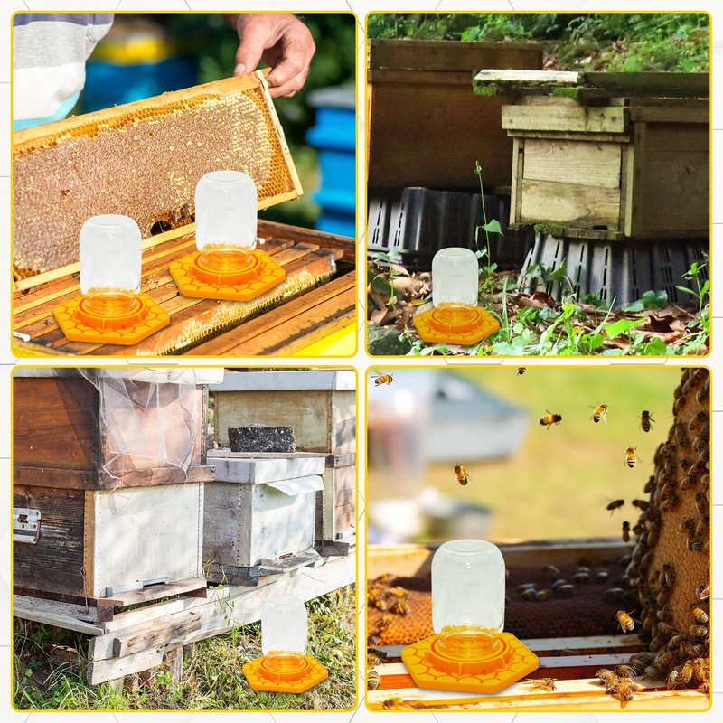 HiveSweet Bee Feeder for 2 pcs Bee Feeder for Mason
