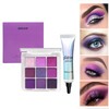 Eyeshadow Eyeshadow Palette with 9 Colors Matte and Glitter, Waterproof