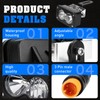 Baja Light for Ebike Upgrade Headlight ridstar Q20 6500K 20W