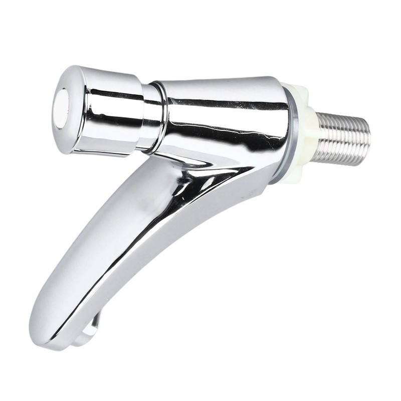 Basin Sink Faucet Push Button Design Water Saving Rugged Reliable