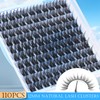 PHKERATA 12mm Wispy Lash Clusters Natural Cluster Eyelash Extensions DIY