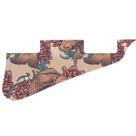 WD Custom Pickguard For 2009 Epiphone Les Paul Standard & Custom Koi Fish