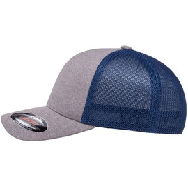 1955 1956 1957 Ford Thunderbird Hardtop Outline Design Flexfit Trucker Mesh Fitted Cap Heather/Royal