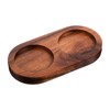 ElevateTech Wooden Pepper Hole Tray, Rubberwood Spice Seasoning Base Bottle