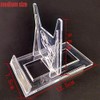 1PCS Clear Plastic Easels or Stand/Plate Holders Adjustable to Display