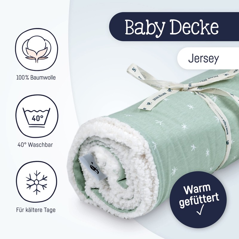 Julius Zöllner Winter Blanket Made of Cotton Jersey and Cuddly