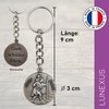 Lunexus Christopher Keyring 9 cm - St Christopher Medal Diameter
