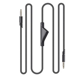 Replacement Cable for Astro A10/A40 Gaming Headset Audio Mute Cable Aux Cord 2M 3.5mm