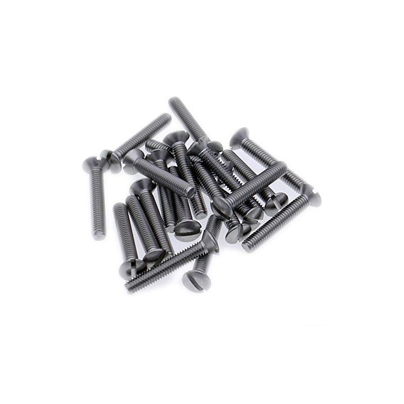 M4 (4mm x 20mm) Slot Raised Countersunk Machine Screw (Bolt)